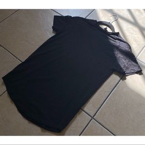 ASOS MENS LACE SLEEVE T-SHIRT